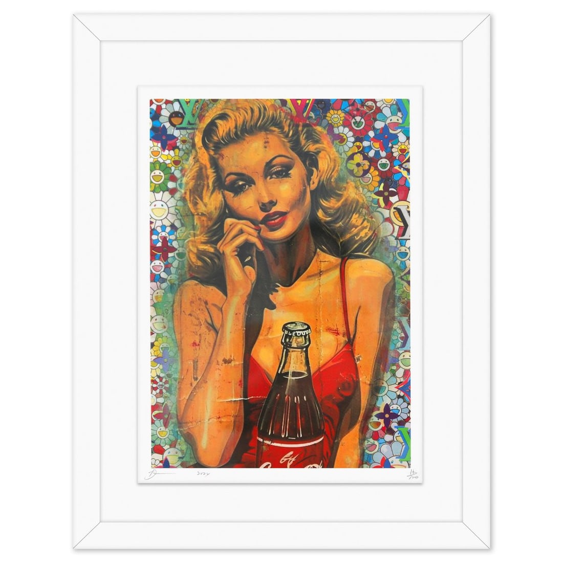 Death NYC- Fine art Print: Artist: Death NYC. Medium: Fine art Print. Size: 18" x 12". Measures approx. 24" x 19" (framed). Signature: Hand signed and numbered. Certificate of Authenticity: Is included. Reference#: 49202.