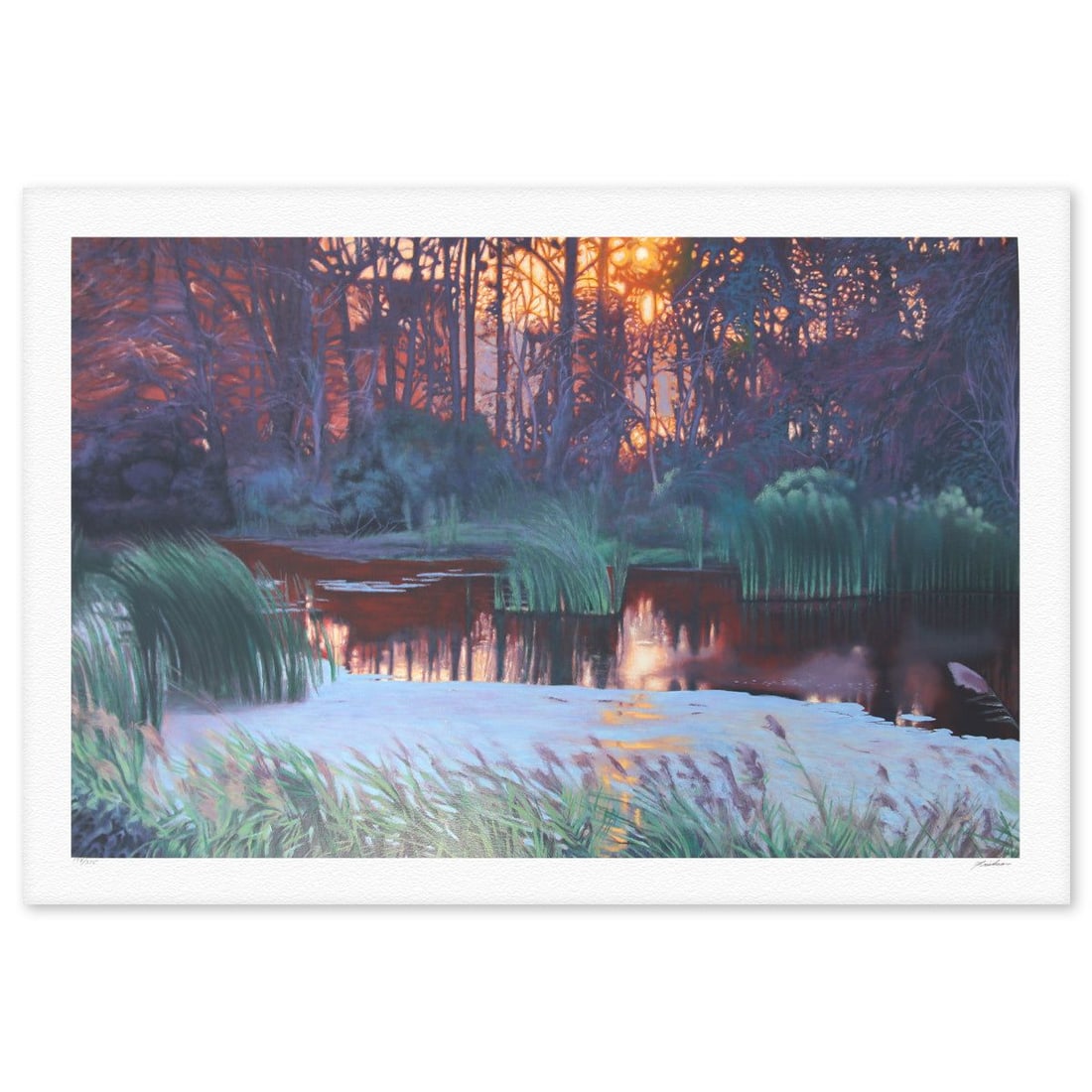 Jon Friedman- Serigraph "Setting Sun l": Artist: Jon Friedman. Medium: Serigraph. Title: Setting Sun l. Size: 36" x 48". Reference#: 80587.