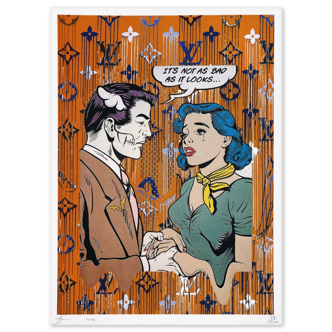 Death NYC- Fine art Print: Artist: Death NYC. Medium: Fine art Print. Size: 18" x 13". Signature: Hand signed and numbered. Certificate of Authenticity: Is included. Additional: Paper: Fine art 300 gsm paper. DEATH chooses to k