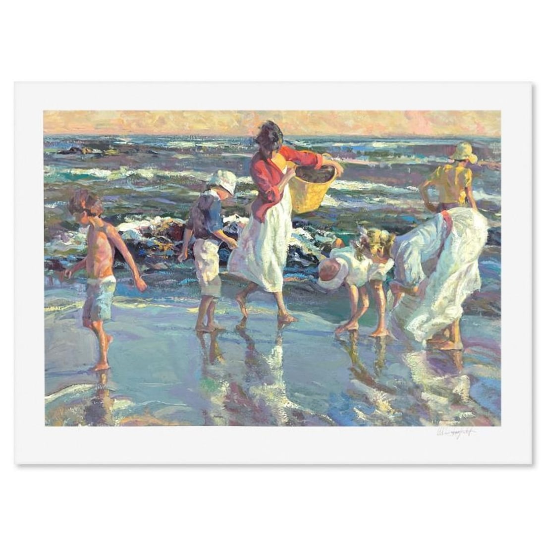 Don Hatfield, "Fall Tides" Limited Edition Printer's Proof Serigraph, Numbered and Hand Signed with: Fall Tides is a limited edition printer's proof serigraph on paper by Don Hatfield, numbered and hand signed by the artist. Includes Letter of Authenticity. Measures approx. 31.5" x 42" (border), 26" 