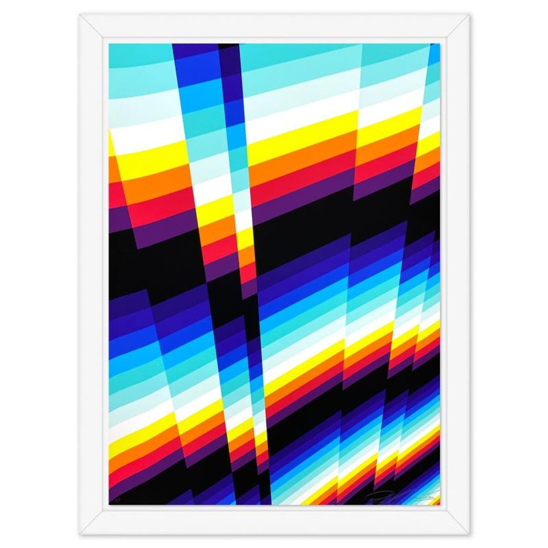 Felipe Pantone, "Chromadynamica 30p" Framed Limited Edition Artist Proof, Hand Signed with Letter of (1 of 2)
