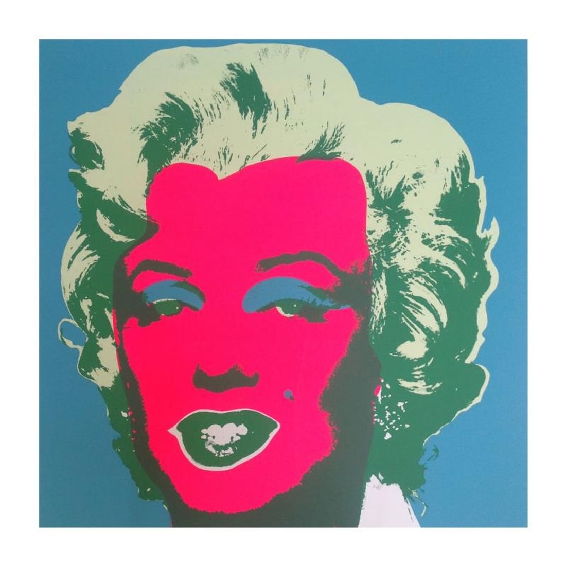 Andy Warhol "Marilyn 11.30" Silk Screen Print from Sunday B Morning.: Marilyn 11.30 is a silk screen print on paper (open edition) from Sunday B Morning featuring the works of Andy Warhol. The piece is stamped in blue on the back with "Published by Sunday B. Morning" an