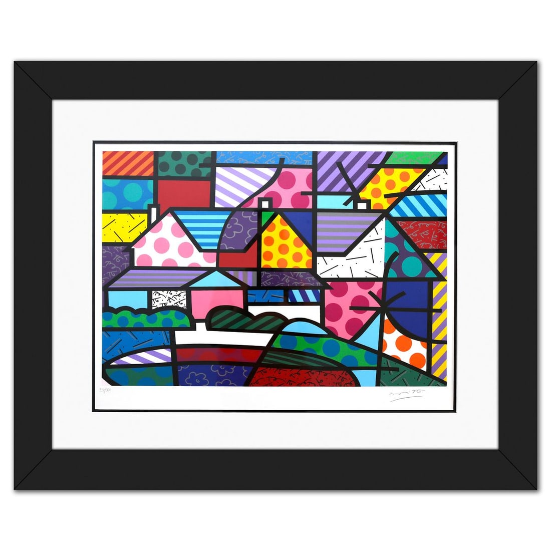 Romero Britto- Serigraph "Rose's View" (1 of 1)