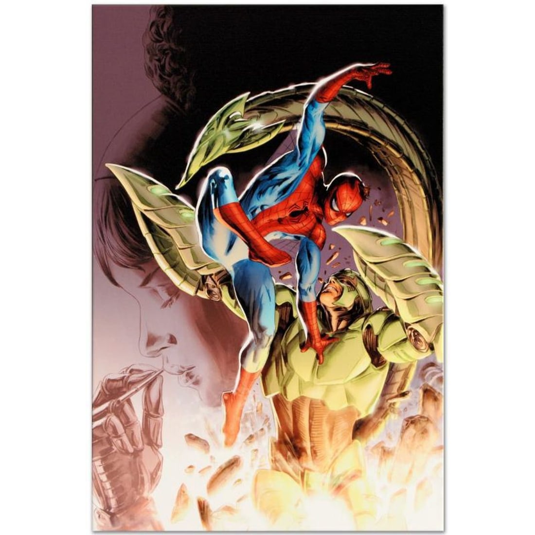 Marvel Comics "Heroes For Hire #8" Numbered Limited Edition Giclee on Canvas by Doug Braithwaite (1 of 1)