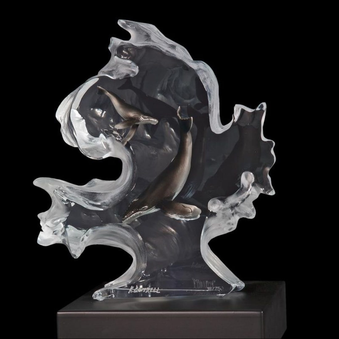 Kitty Cantrell, "Mother Nature" Limited Edition Mixed Media Lucite Sculpture with COA.: Mother Nature is a limited edition mixed media lucite sculpture by Kitty Cantrell. Engraved with the artists signature and number, this piece comes with a certificate of authenticity. Measures approxi