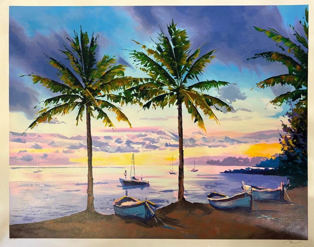 Alex Pauker- Serigraph on paper: Artist: Alex Pauker. Medium: Serigraph on paper. Size: 30" x 40". Signature: Signed and numbered. Reference#: 25205.