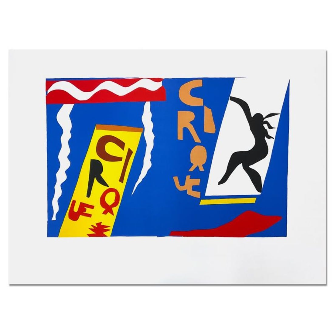 Henri Matisse 1869-1954 (After), "Le Cirque (The Circus)" Limited Edition Lithograph with: Le Cirque (The Circus) is a limited edition lithograph by Henri Matisse (1869-1954). This piece comes from an edition of 200 authorized by the Matisse Estate; the edition number is not on the piece it