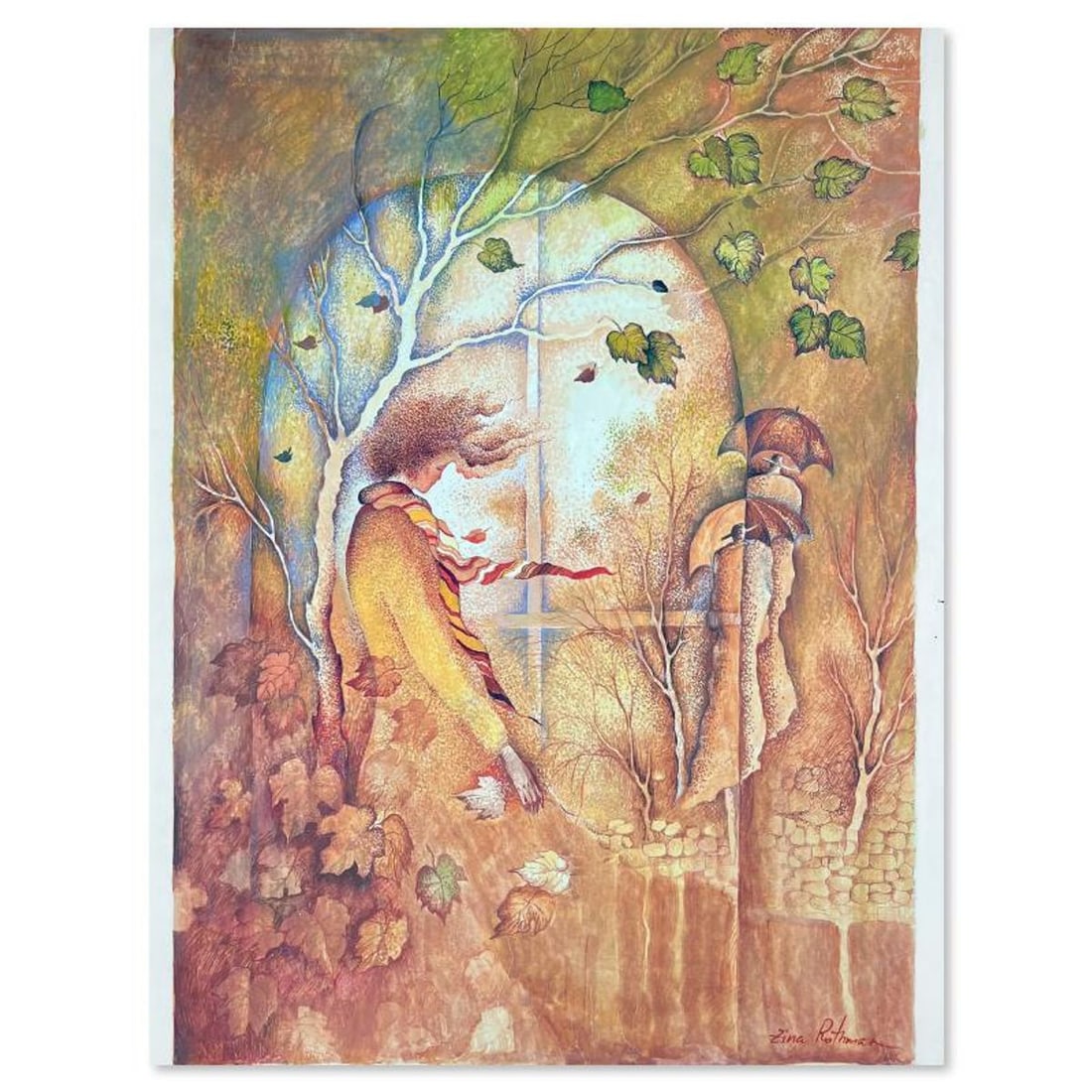 Zina Roitman, Hand Signed Original Painting with Letter of Authenticity. (1 of 2)