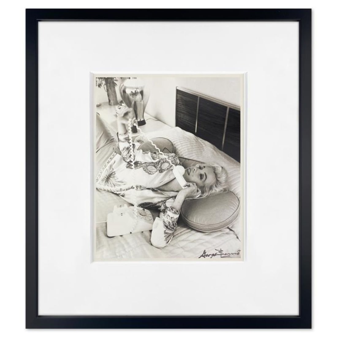 George Barris (1922-2016), "Marilyn Monroe: The Last Shoot" Framed Photograph Printed from the: Marilyn Monroe: The Last Shoot is a photograph printed from the original negative taken by George Barris (1922-2016). This photo is part of a series entitled "The Last Photos" which were taken in 1962