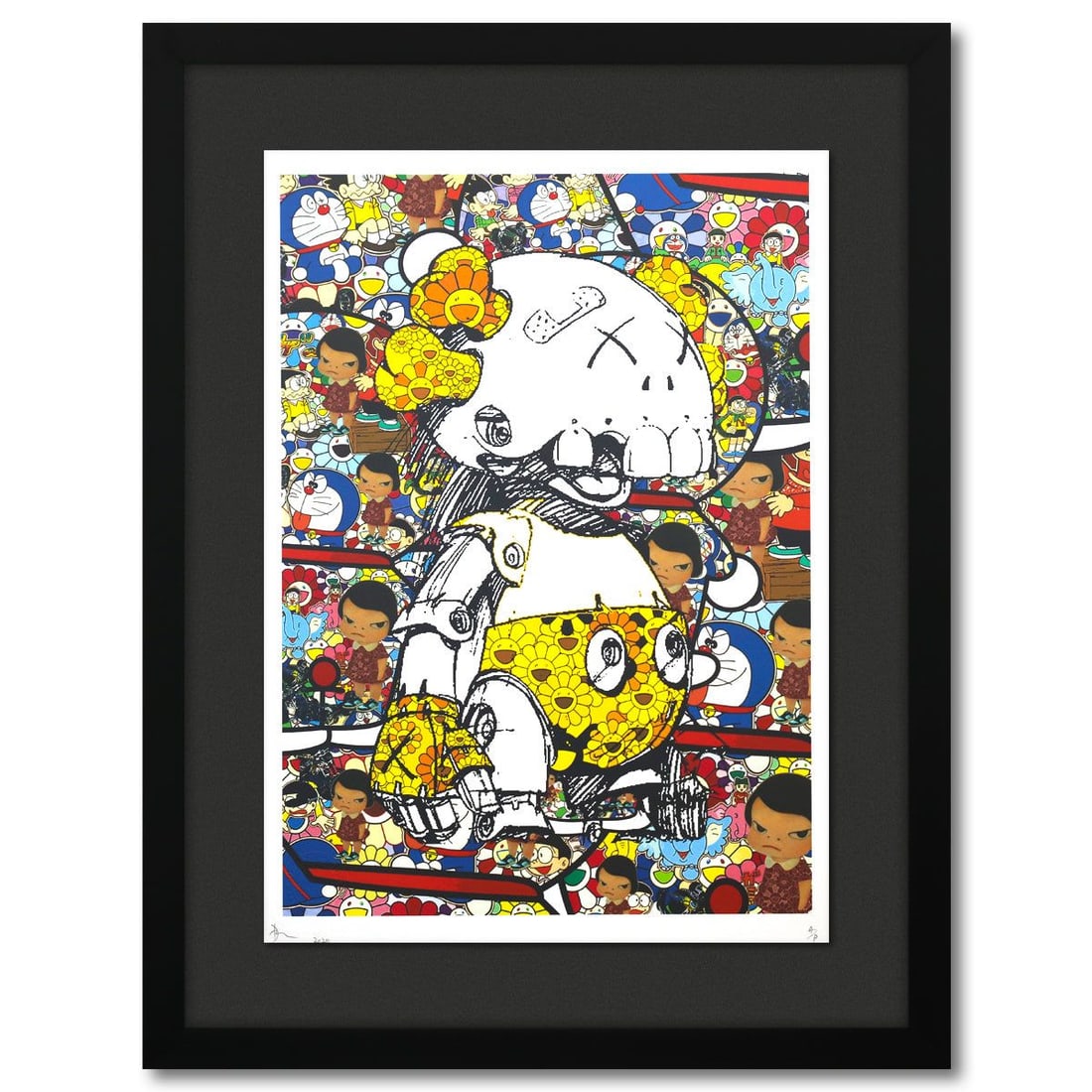 Death NYC- Fine art Print: Artist: Death NYC. Medium: Fine art Print. Size: 17" x 12". Measures approx. 23" x 18" (framed). Signature: Hand signed and numbered. Certificate of Authenticity: Is included. Additional: Paper: Fine 