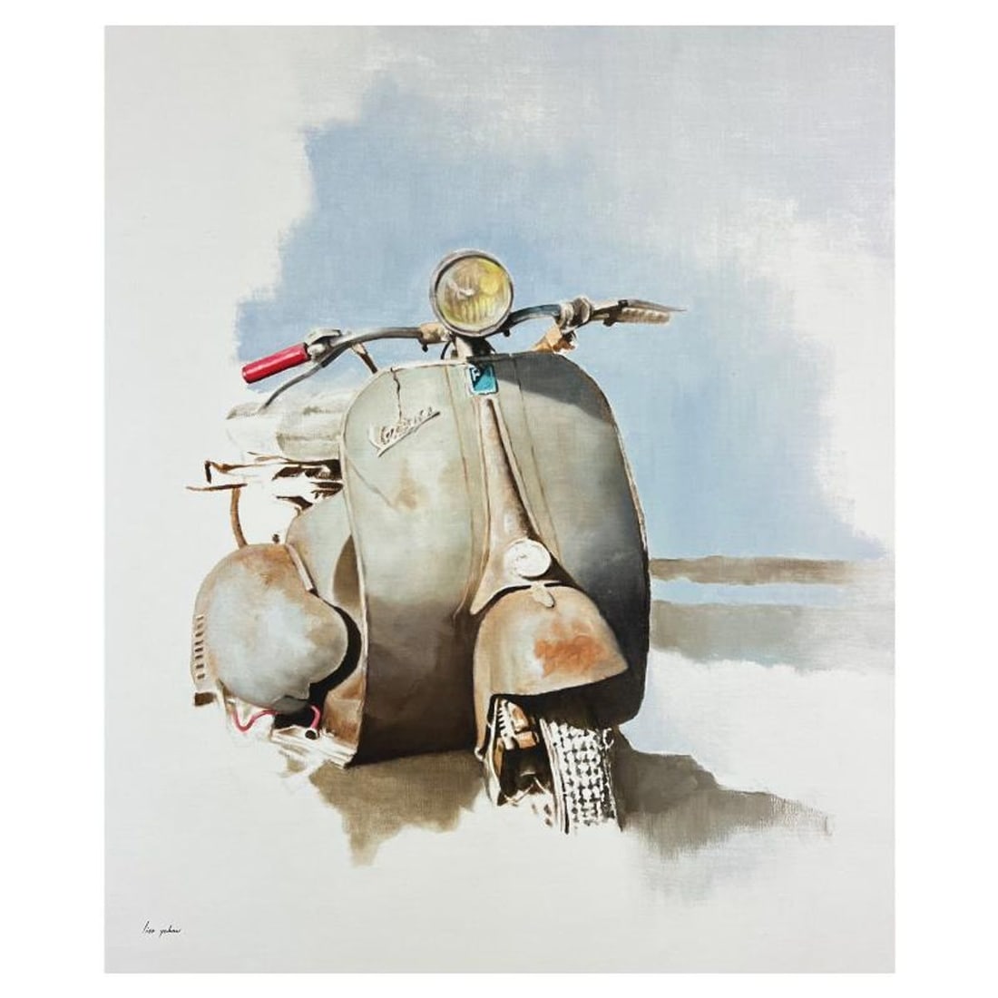 Lior Yahav, Hand Signed Limited Edition Canvas with Letter of Authenticity.: This is an untitled limited edition on canvas by Lior Yahav. The piece is hand signed by the artist and accompanied by a letter of authenticity. Measures approximately 26.5" x 22". Reference#: 94056.