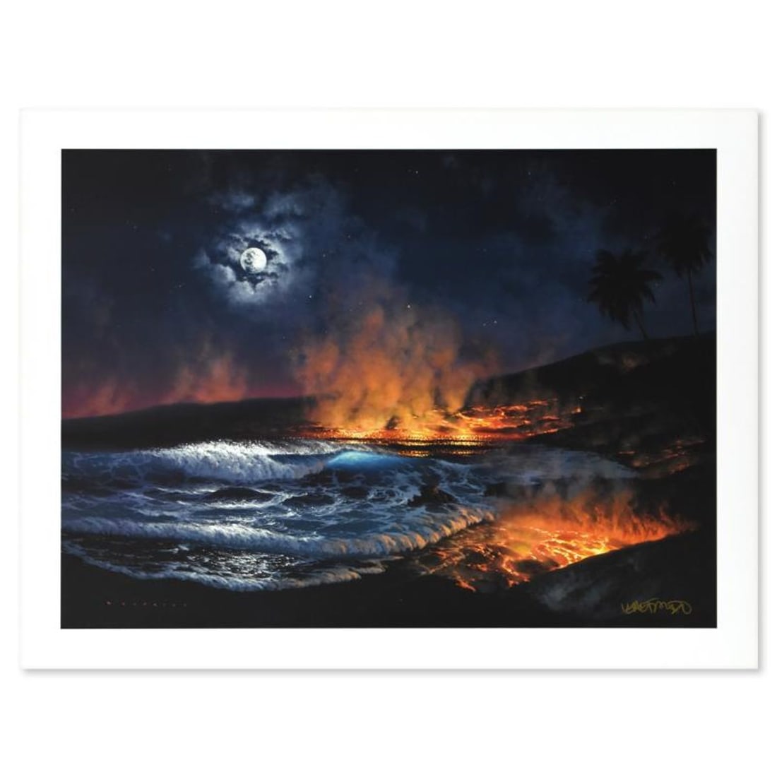 Walfrido, "Creating Life" Limited Edition Lithograph, Numbered and Hand Signed with Letter of: Creating Life is a limited edition lithograph on paper, numbered and hand signed by Walfrido. Includes Letter of Authenticity and measures approximately 26" x 20" (border), 23" x 17" (image). There is
