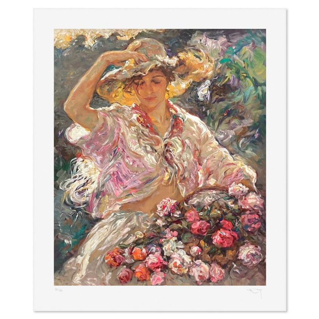 Royo, "Sol Del La Isla" Limited Edition Printer's Proof Serigraph (28.5" x 23.5"), Numbered and Hand: Sol Del La Isla is a limited edition printer's proof serigraph on paper by Royo, numbered and hand signed by the artist. Includes Letter of Authenticity. Measures approx. 34.5" x 29" (border), 28.5" x