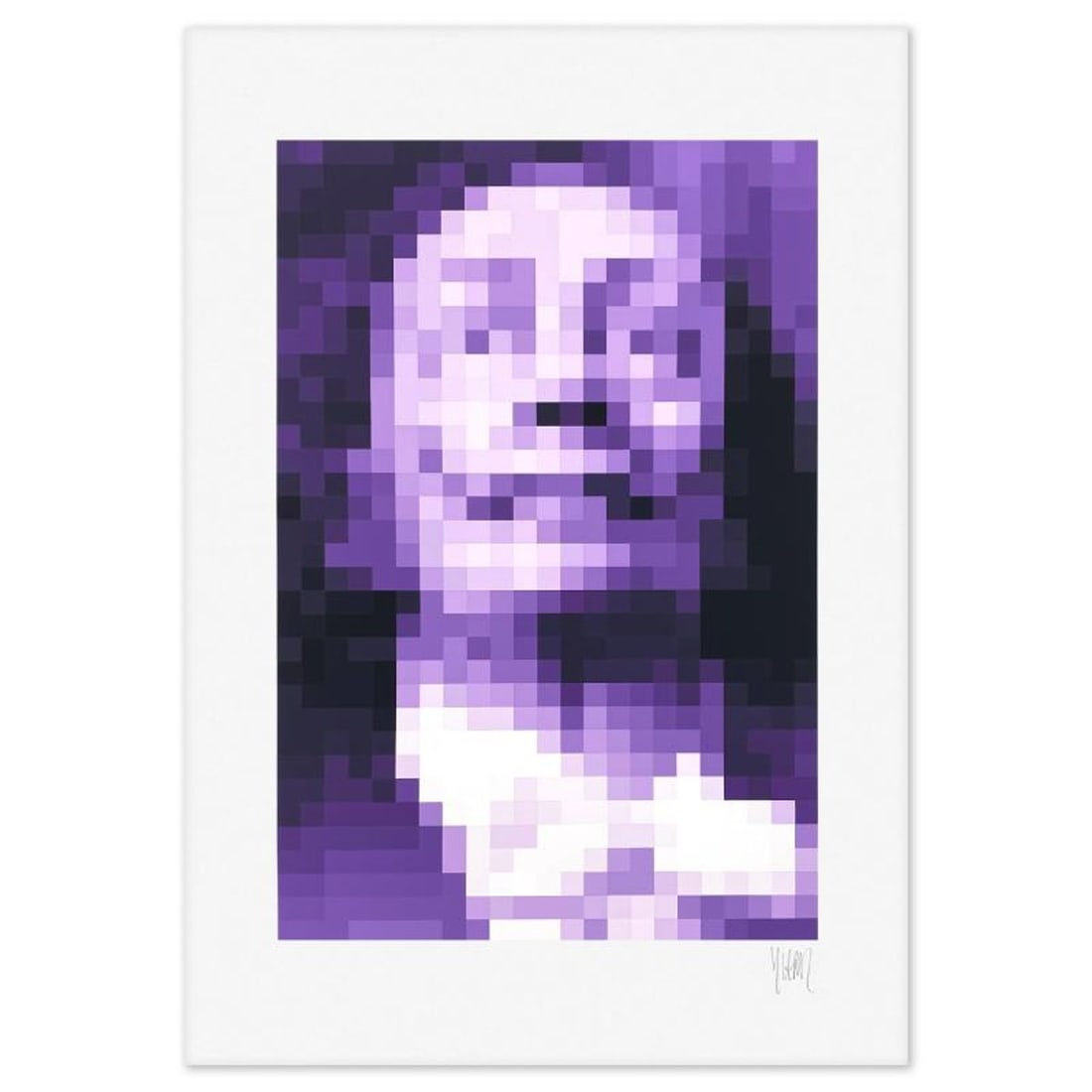 Yvaral, "Faces Of Dali 1" Limited Edition Serigraph, Numbered and Hand Signed with Letter of: Faces Of Dali 1 is a limited edition serigraph on paper by Yvaral, numbered and hand signed with a Letter of Authenticity. Measures approx. 35" x 24.5" (border), 27" x 18" (image). Reference#: 94112.