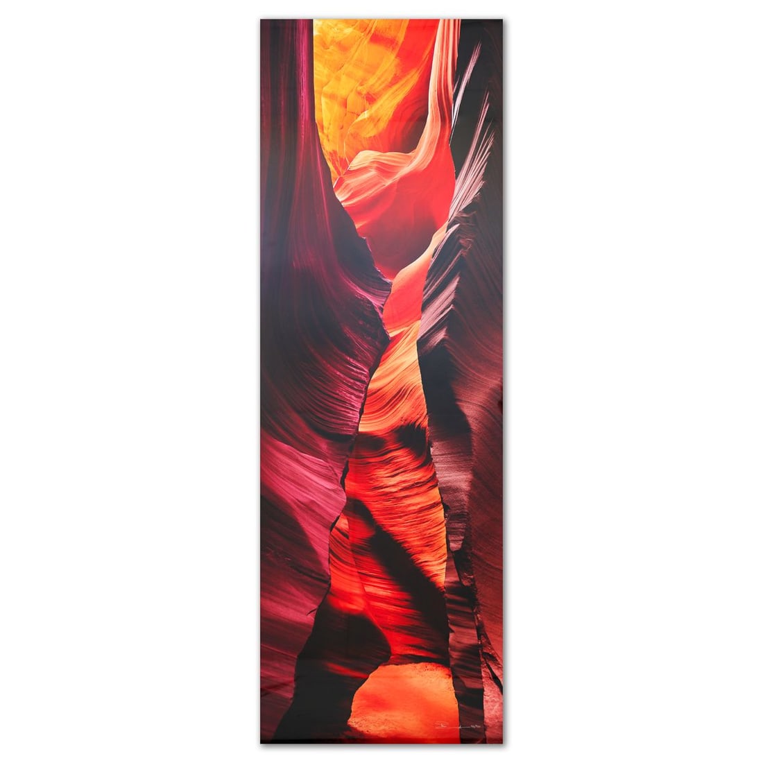 Peter Lik- Limited Edition Photograph "Vertigo": Artist: Peter Lik. Medium: Limited Edition Photograph. Title: Vertigo. Size: 80" x 27". Signature: Hand signed and numbered. Certificate of Authenticity: Is included. Additional: Acquired from the