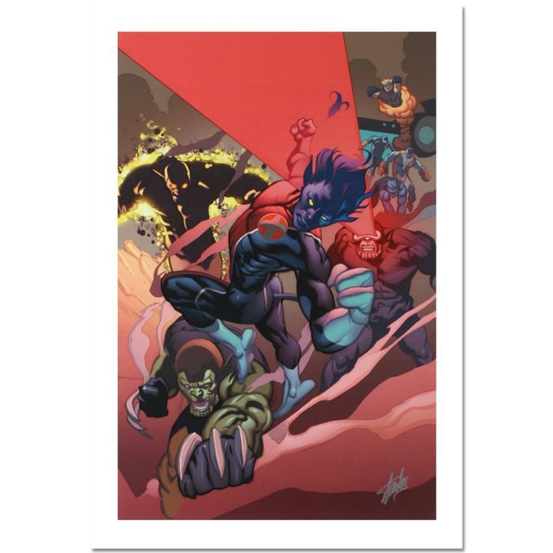 Stan Lee Signed, Marvel Comics "Secret Invasion: X-Men #1" Limited Edition Canvas 2/10 with (1 of 1)