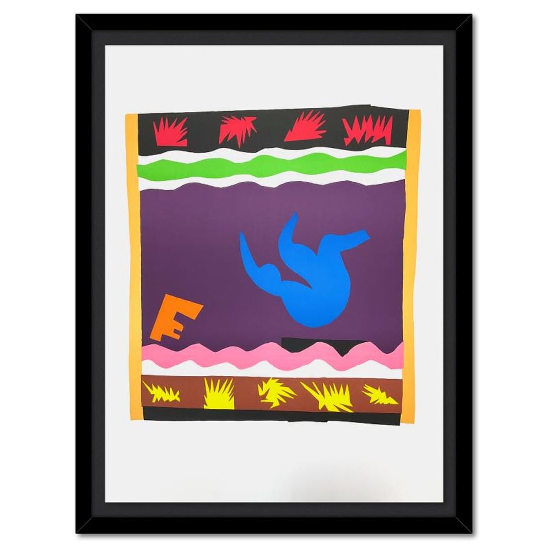 Henri Matisse 1869-1954 (After), "Toboggan" Framed Limited Edition Lithograph with Certificate of: Toboggan is a limited edition lithograph by Henri Matisse (1869-1954). This piece comes from an edition of 200 authorized by the Matisse Estate; the edition number is not on the piece itself but on th