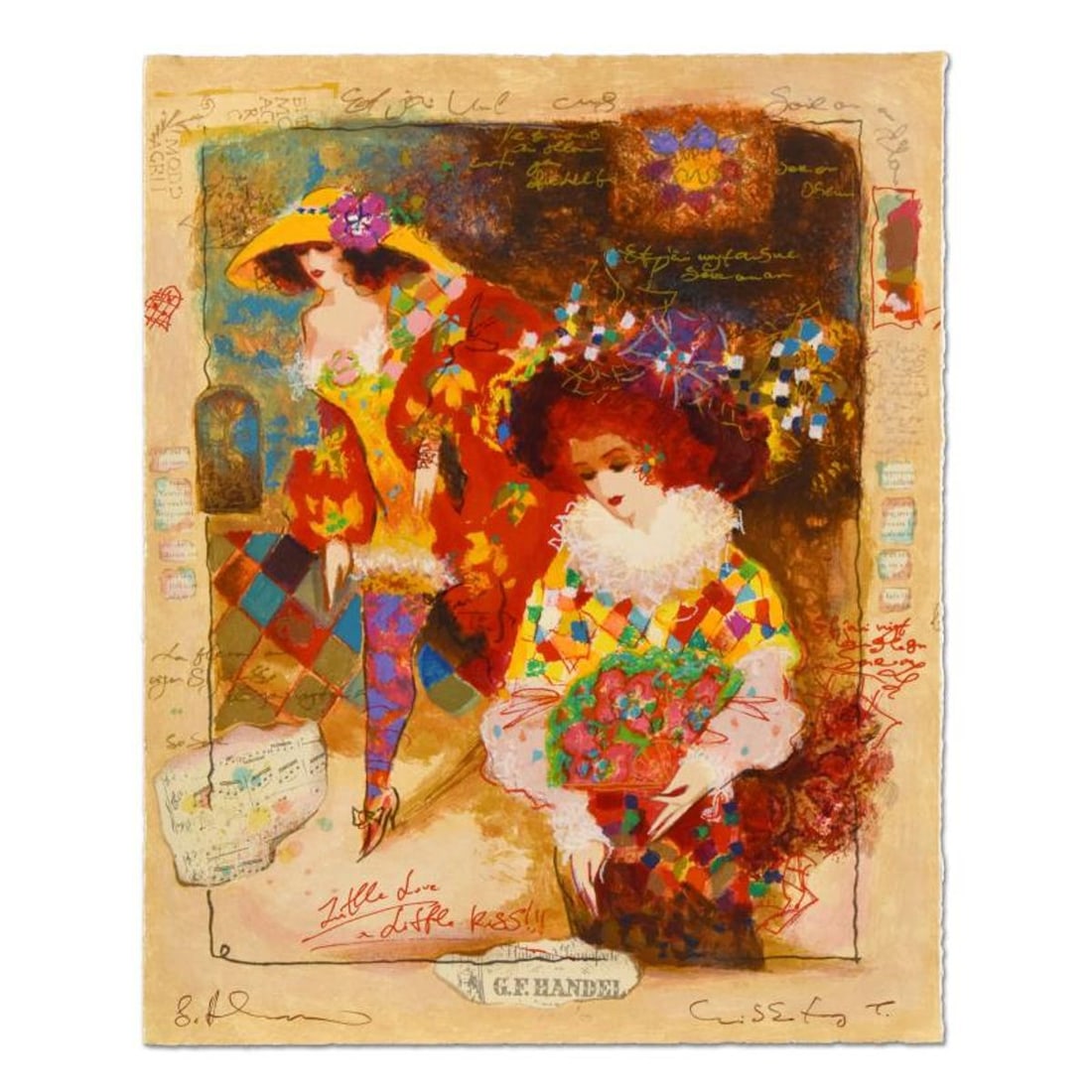 Alexander Galtchansky (1959-2008) & Tanya Wissotzky (1959-2006), Limited Edition Serigraph, Numbered: This is a limited edition serigraph on deckle edge paper, numbered and hand signed by Alexander Galtchansky (1959-2008) and Tanya Wissotzky (1959-2006). Includes Certificate of Authenticity. Measures 