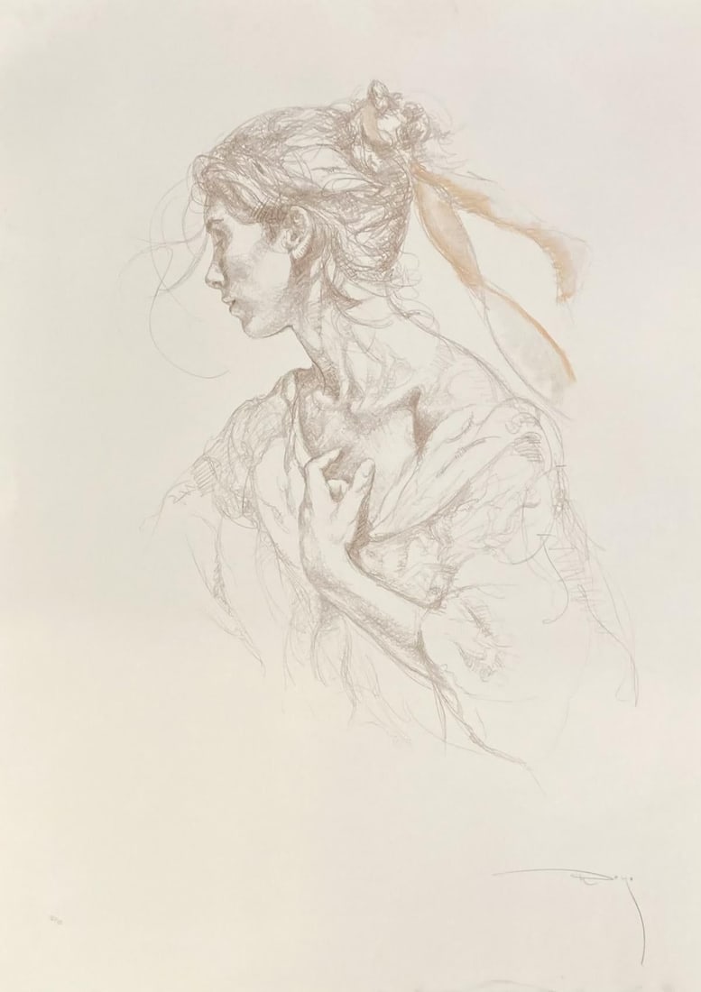 Jose Royo- Limited Edition Serigraph: Artist: Jose Royo. Medium: Limited Edition Serigraph. Size: 30" x 40". Signature: Signed. Reference#: 25042.
