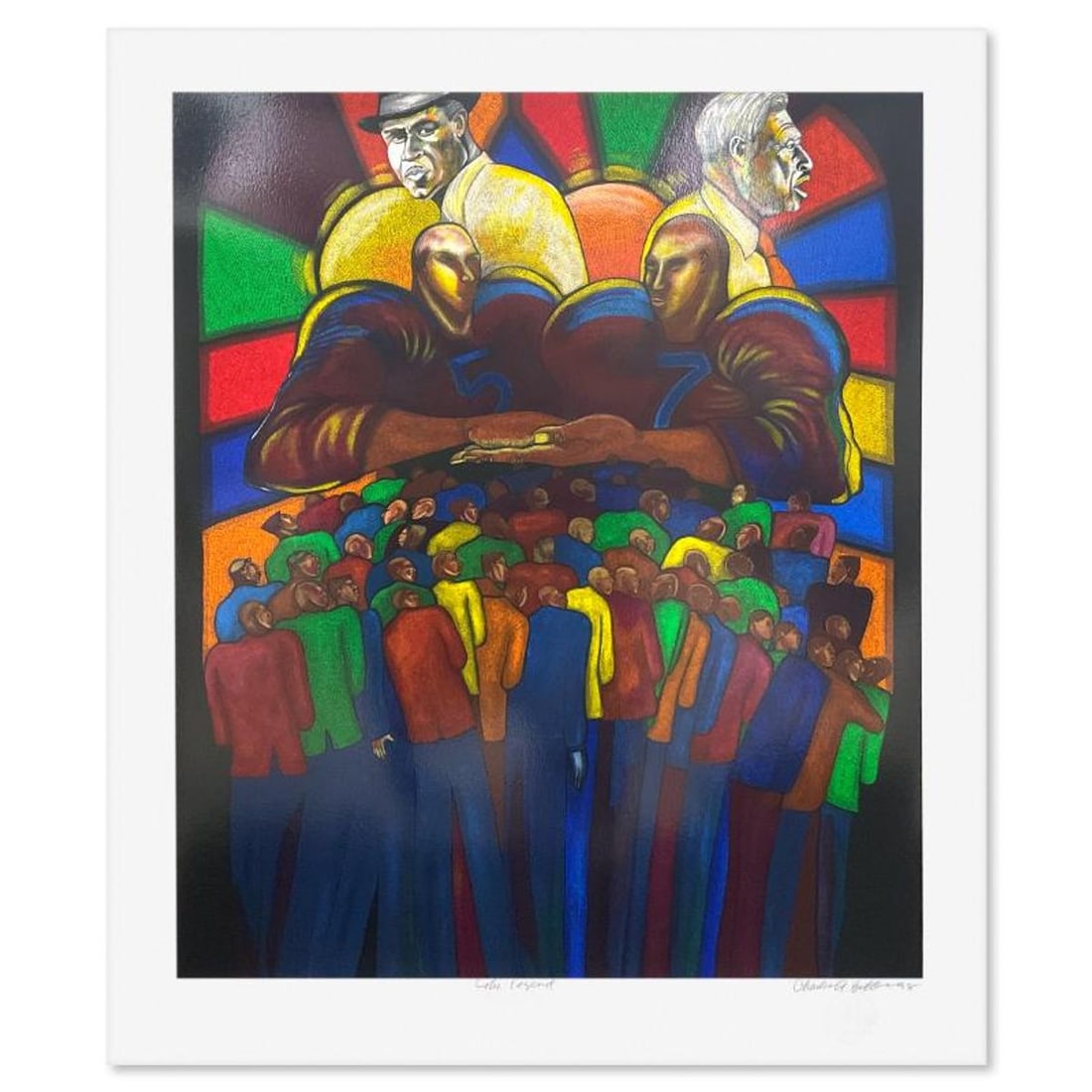 Charles Bibbs, "The Legend" Limited Edition Printer's Proof Serigraph, Numbered and Hand Signed with: The Legend is a limited edition printer's proof serigraph on paper by Charles Bibbs, numbered and hand signed by the artist. Includes Letter of Authenticity. Measures approx. 38.5" x 33" (border),