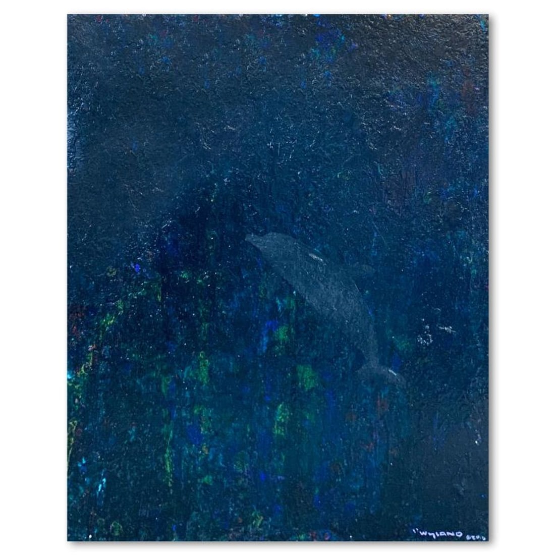 Wyland, Hand Signed Original Painting with Letter of Authenticity.: This is an original painting on board by Wyland. Hand signed by the artist, this piece includes a letter of authenticity. Measures approximately 20" x 16".