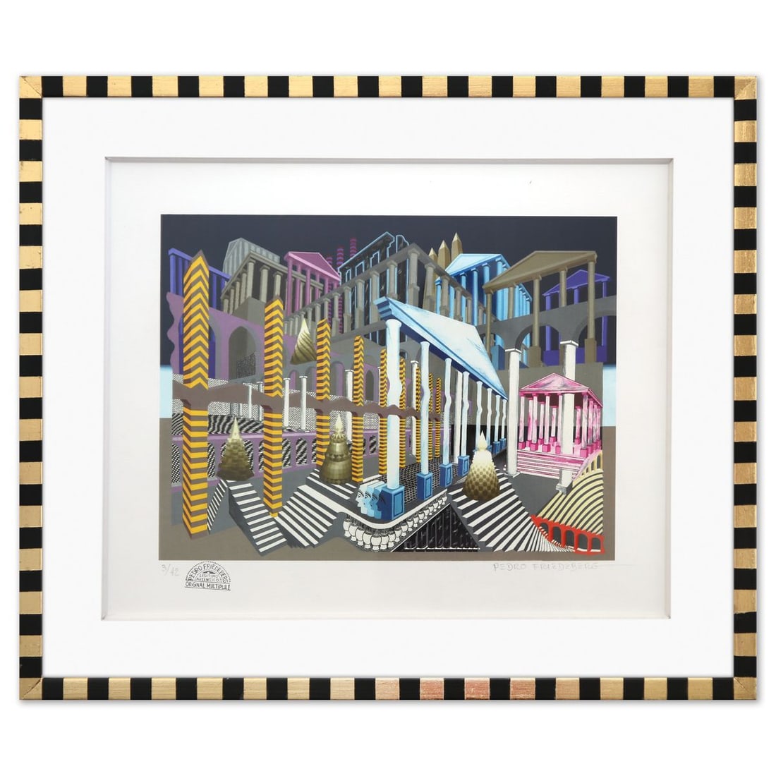Pedro Friedeberg- Digital Graphic "El Siglo de Pericles" (1 of 3)