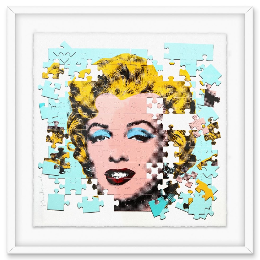 Mr. Brainwash- Silkscreen with Hand Torn Edges "A Piece of a Legend" (1 of 4)