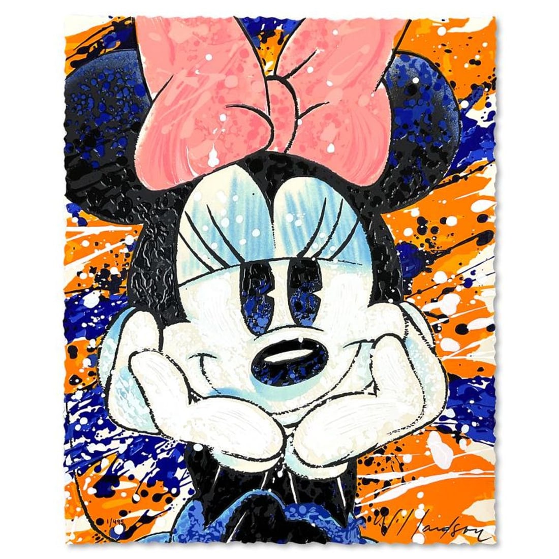 #1 of edition - David Willardson, "Happy Daze" Limited Edition Serigraph, Numbered 1/495 and Hand: Happy Daze is a limited edition serigraph on deckle edge paper by David Willardson, numbered 1/495 and hand signed by the artist. This piece is licensed by Disney Fine Art. Includes Letter of Authenti
