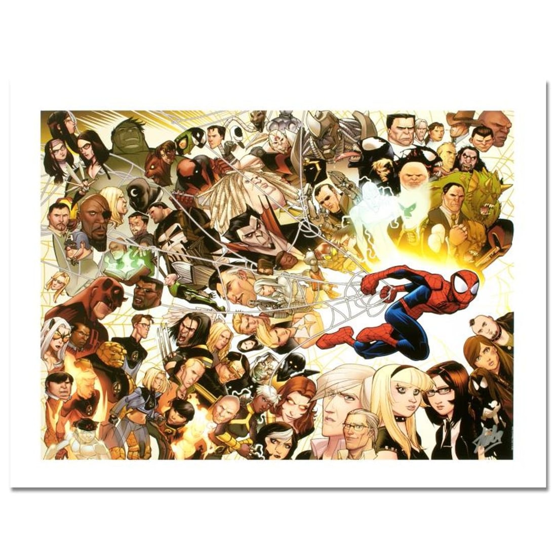 Stan Lee Signed, Marvel Comics "Ultimate Spider-Man #150" Limited Edition Canvas, Numbered 8/10 with (1 of 2)