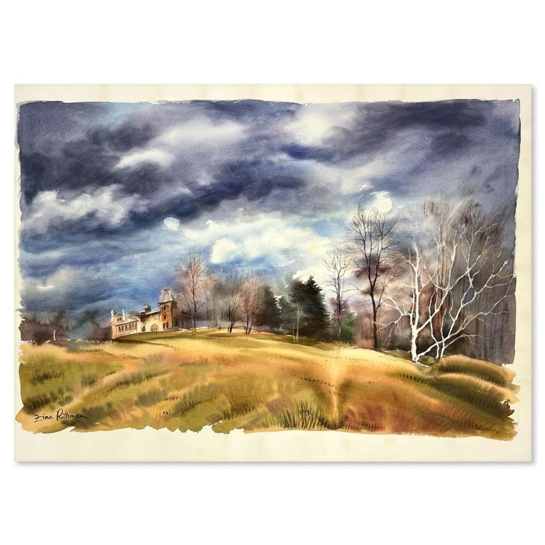 Zina Roitman, Hand Signed Original Painting with Letter of Authenticity. (1 of 2)