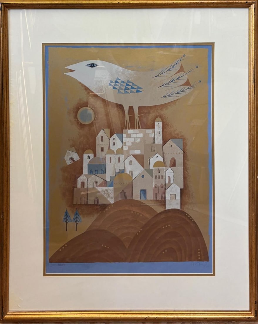 Sammy Briss- Serigraph on paper: Artist: Sammy Briss. Medium: Serigraph on paper . Measures approx. 20" x 30" (framed). Signature: Hand Signed and numbered. Reference#: 33524.