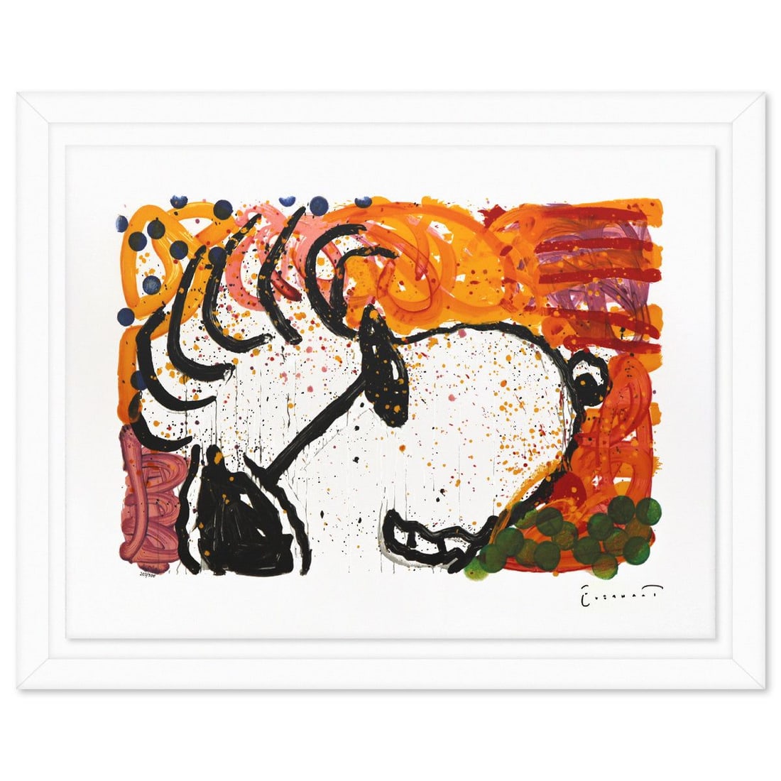 Tom Everhart- Hand Pulled Original Lithograph "Pop Star": Artist: Tom Everhart. Medium: Hand Pulled Original Lithograph. Title: Pop Star. Size: 23" x 31". Measures approx. 28" x 36" (framed). Signature: Hand signed and numbered. Certificate of Authenticity: 
