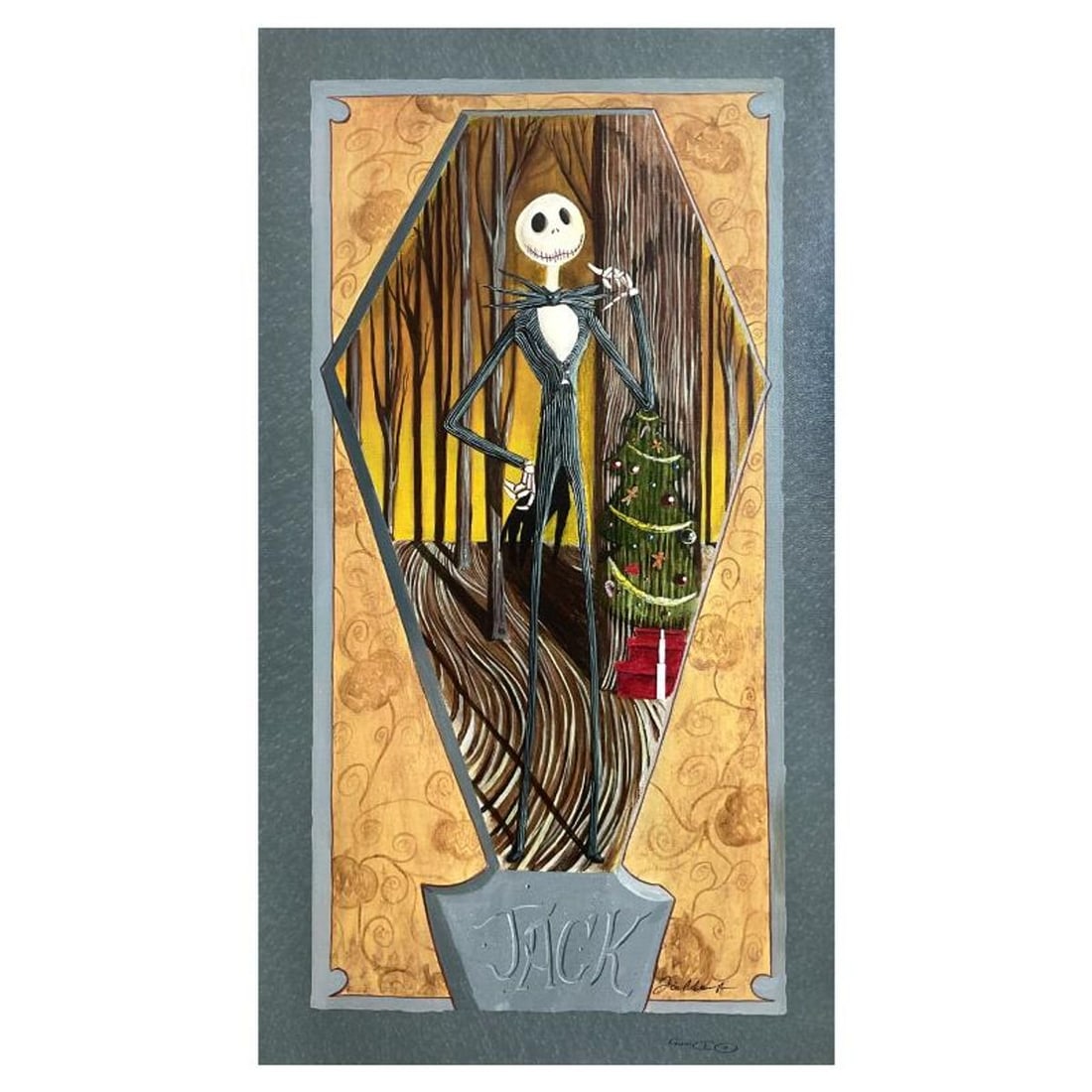 Tricia Buchanan-Benson, "Jack" Limited Edition Proof on Canvas from Disney Fine Art, Numbered and: Jack is a limited edition proof giclee on canvas by Tricia Buchanan-Benson, numbered and hand signed by the artist. This piece is licensed by Disney Fine Art. Includes Letter of Authenticity. Measures