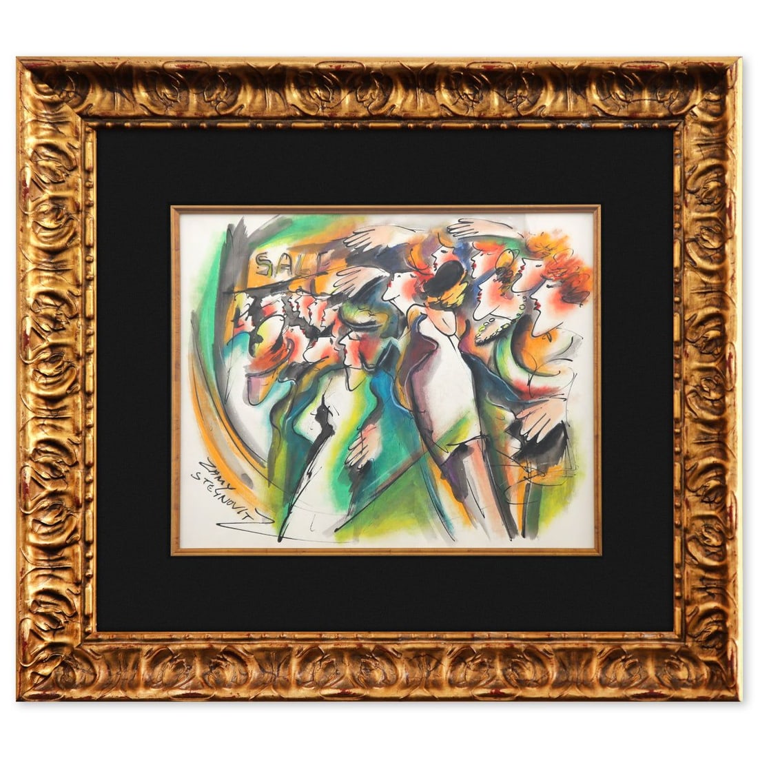 Zamy Steynovitz- Original Watercolor (1 of 2)