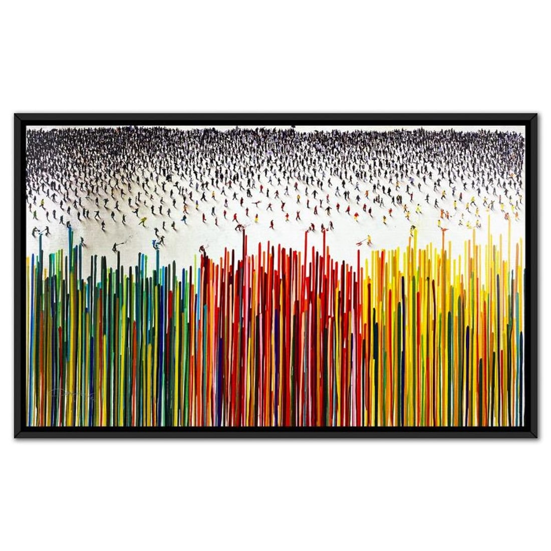 Craig Alan, "Populus: Environmental Change" Framed Limited Edition on Canvas, Numbered and Hand: Environmental Change is a limited edition giclee on canvas by Craig Alan. This piece comes from the Alan's "Populus" series and is numbered and hand signed by the artist. This piece comes custom frame