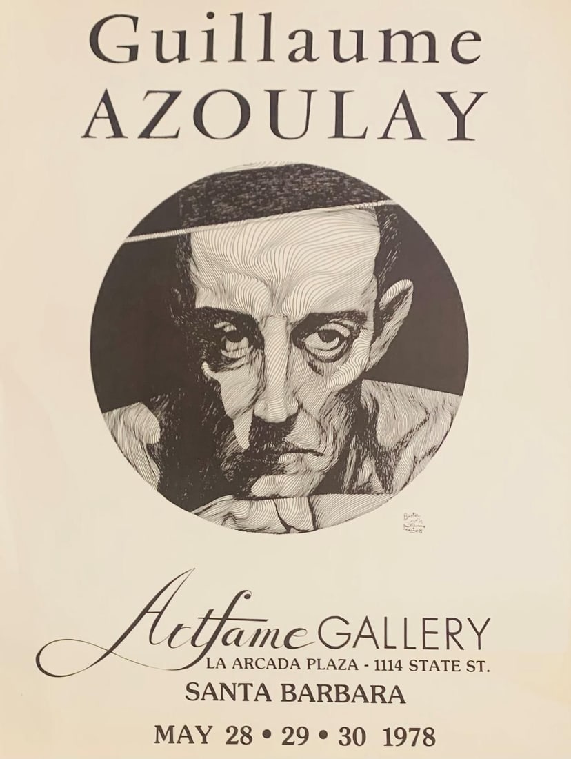 Guillaume Azoulay- Vintage exhbition Lithograph (1 of 1)