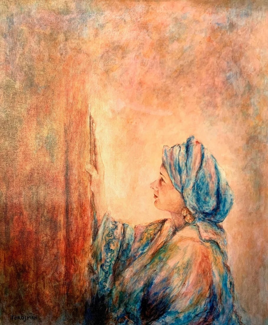 Itzhak Tordjman- Giclee on canvas: Artist: Itzhak Tordjman. Medium: Giclee on canvas. Size: 20" x 26". Signature: Signed and numbered. Reference#: 25132.