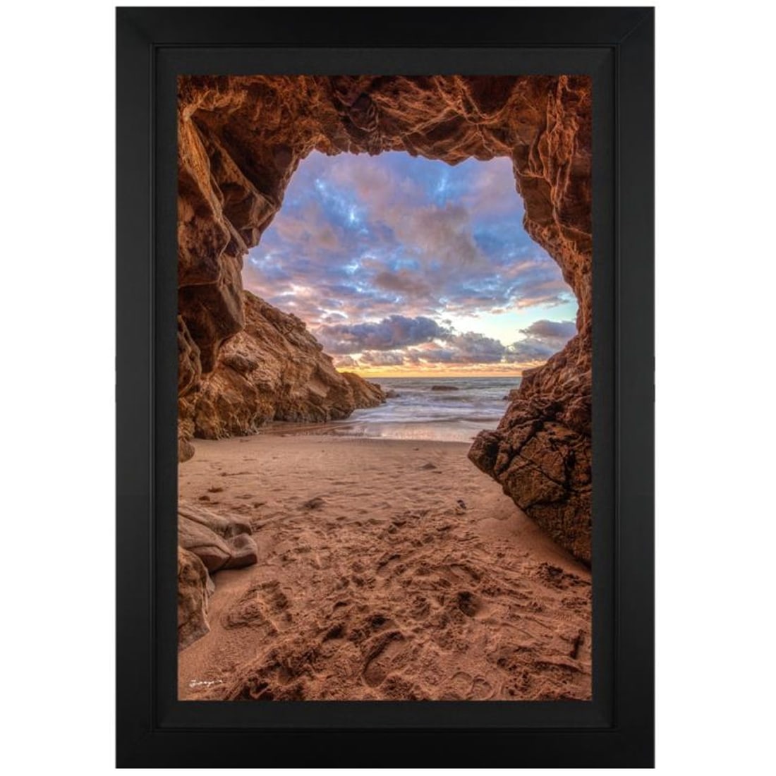 Jongas, "Wondercave" Framed Limited Edition on Canvas, Numbered and Hand Signed with Letter of: Wondercave is a limited edition giclee on canvas by photographer Jongas, numbered and hand signed by the artist. The piece comes custom framed and includes Letter of Authenticity. Measures approximate