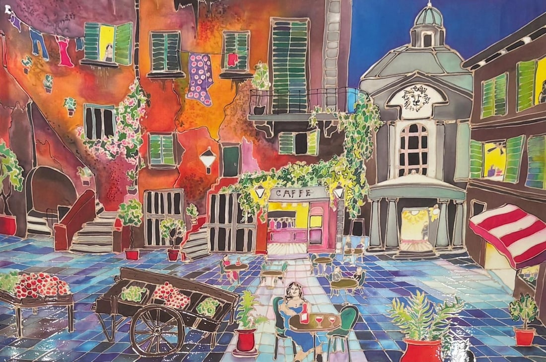 Lienna Pergola- Lithograph on paper: Artist: Lienna Pergola. Medium: Lithograph on paper. Size: 18" x 24". Signature: Signed and numbered. Reference#: 25214.