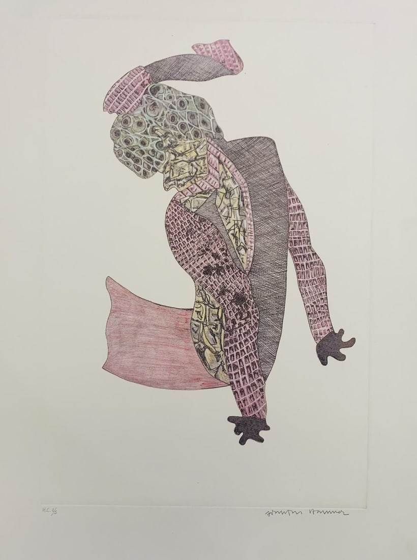Jonathan Hammer- Limited Edition Etching on paper: Artist: Jonathan Hammer. Medium: Limited Edition Etching on paper. Size: 24" x 30". Signature: Signed and numbered. Reference#: 25023.