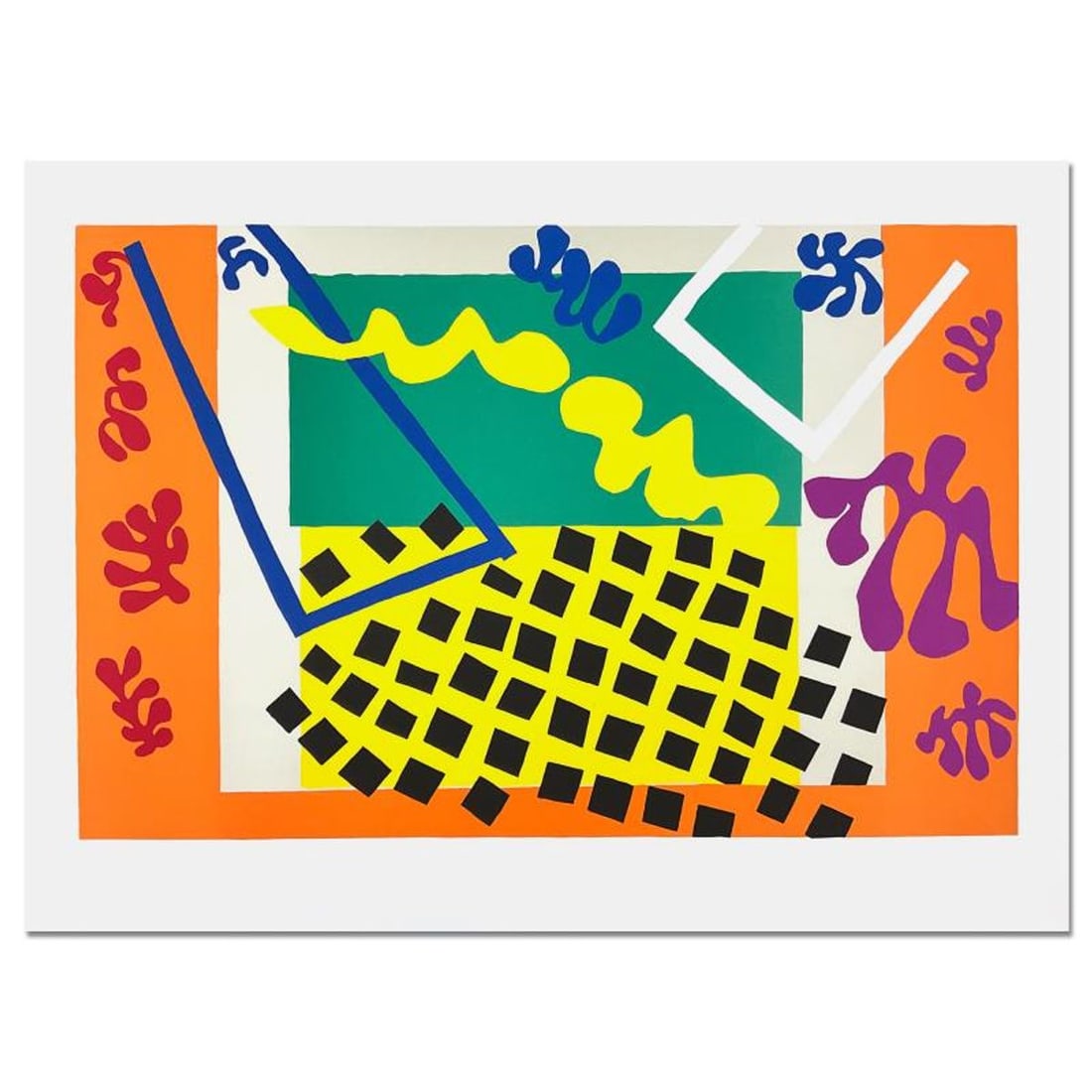 Henri Matisse 1869-1954 (After), "Les Codomas" Limited Edition Lithograph with Certificate of: Les Codomas is a limited edition lithograph by Henri Matisse (1869-1954). This piece comes from an edition of 200 authorized by the Matisse Estate; the edition number is not on the piece itself but on