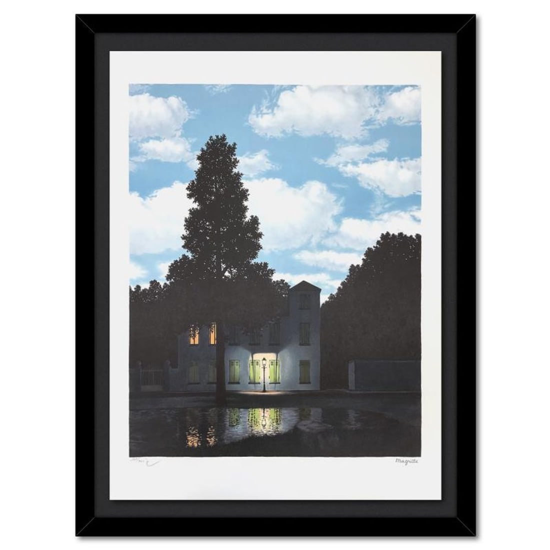 Rene Magritte 1898-1967 (After), "L'Empire des Lumieres (The Empire of Light)" Framed Limited (1 of 3)