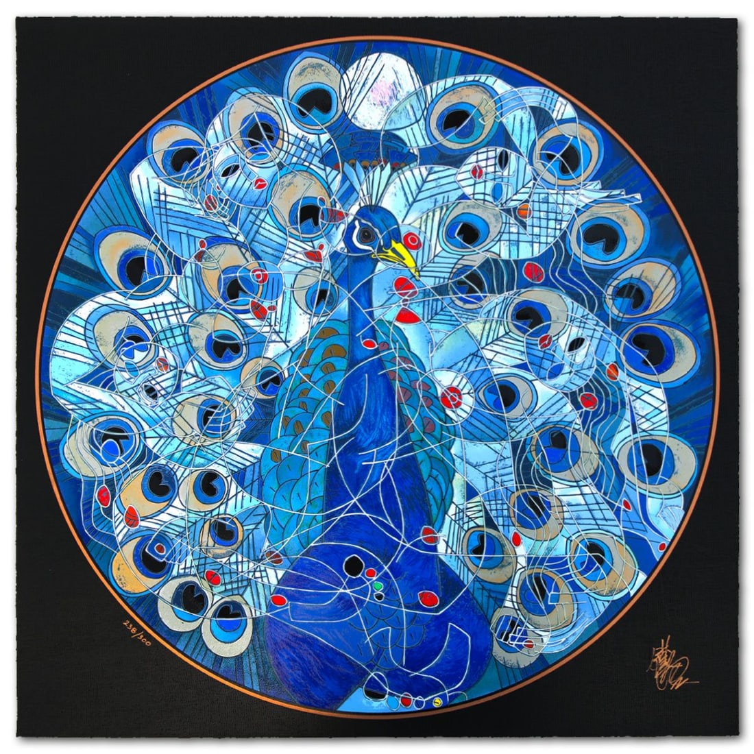 Jian Tie Feng- Silkscreen "Spirit of Fire" (1 of 4)