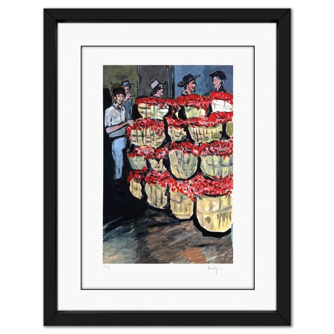 Bob Dylan, "Ranchers" Framed Limited Edition, TP Numbered 1/2 and Hand Signed with Letter of: Ranchers is a limited edition giclee on paper by Bob Dylan, TP numbered 1/2 and hand signed by the artist. This piece comes custom framed. Includes Letter of Authenticity. Measures approx. 36.5" x 28.