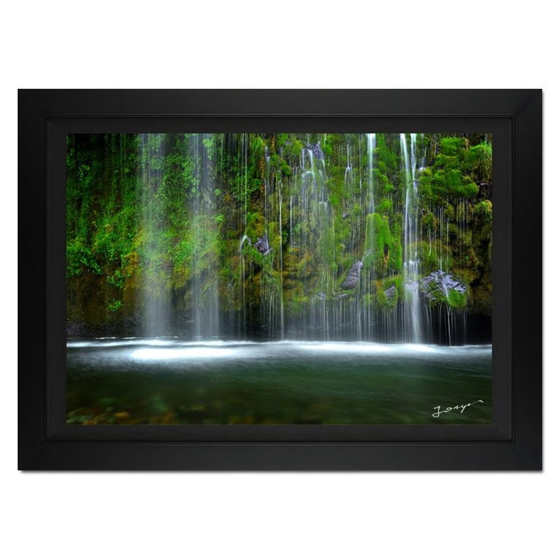Jongas, "Weeping Souls" Framed Limited Edition Photograph on Canvas, Numbered and Hand Signed with: Weeping Souls is a limited edition giclee on canvas by photographer Jongas, numbered and hand signed by the artist. The piece comes custom framed and includes Letter of Authenticity. Measures approxim