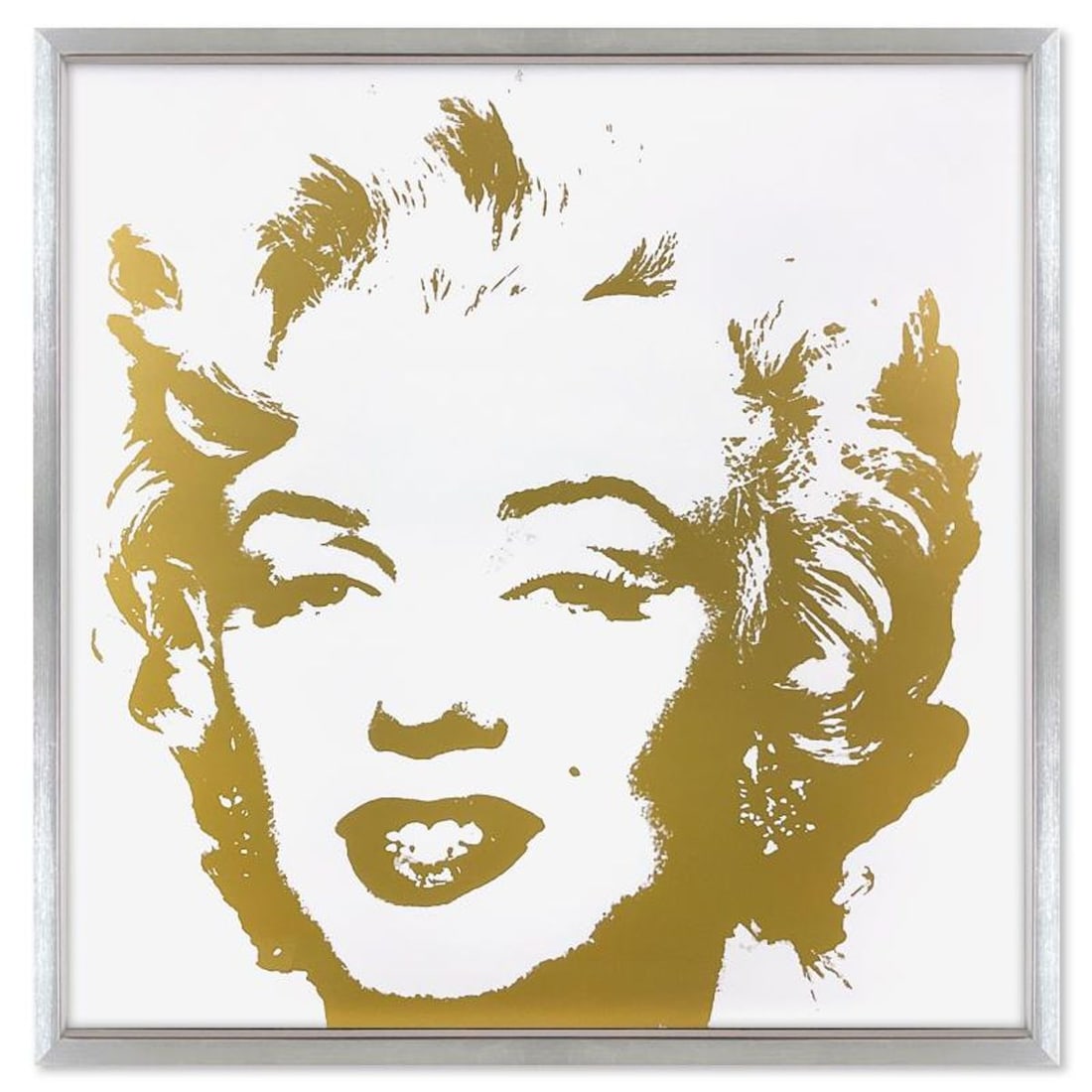Andy Warhol (1928-1987), "Golden Marilyn" Framed Limited Edition Silkscreen from Sunday B Morning (1 of 2)