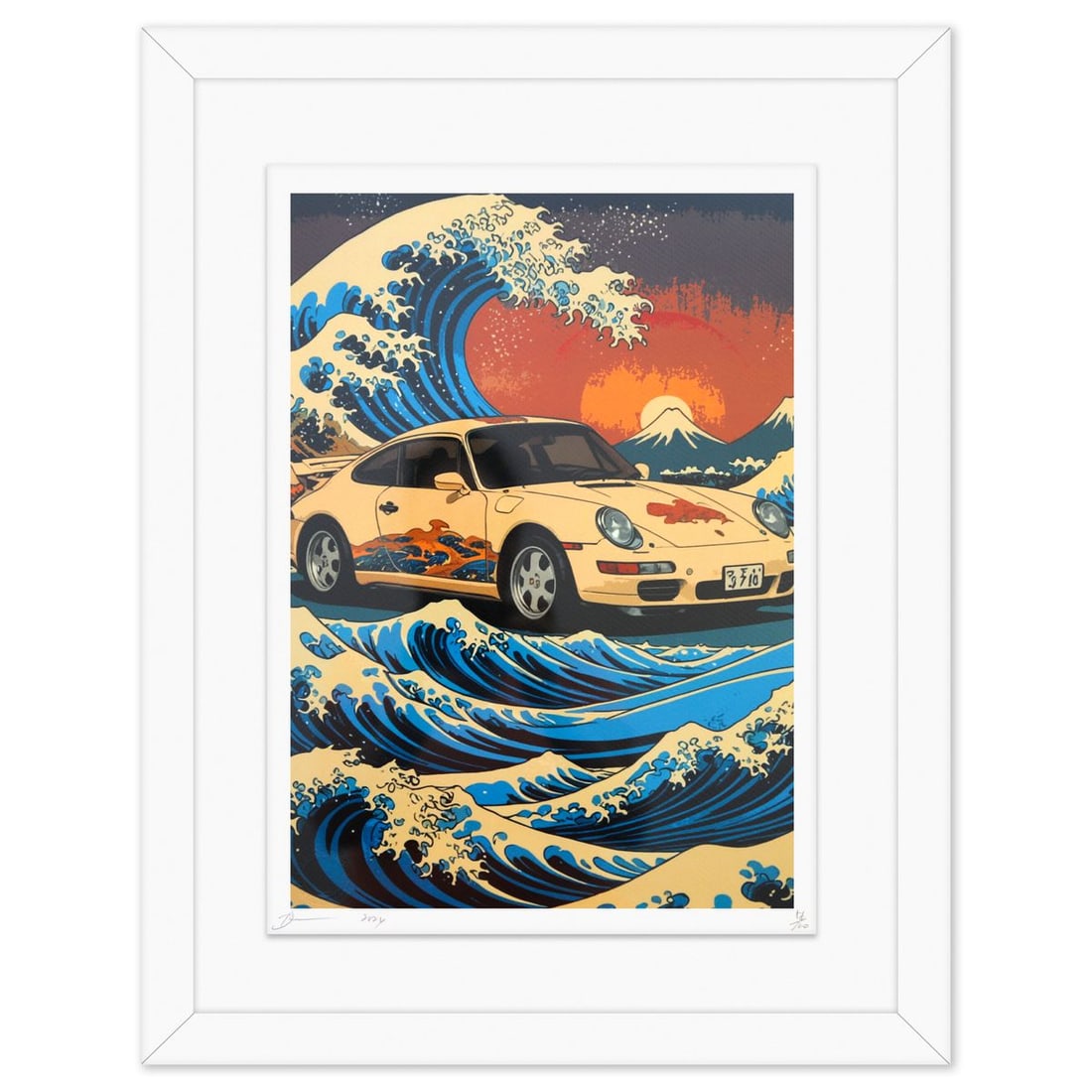Death NYC- Fine art Print: Artist: Death NYC. Medium: Fine art Print. Size: 18" x 12". Measures approx. 24" x 19" (framed). Signature: Hand signed and numbered. Certificate of Authenticity: Is included. Reference#: 49205.