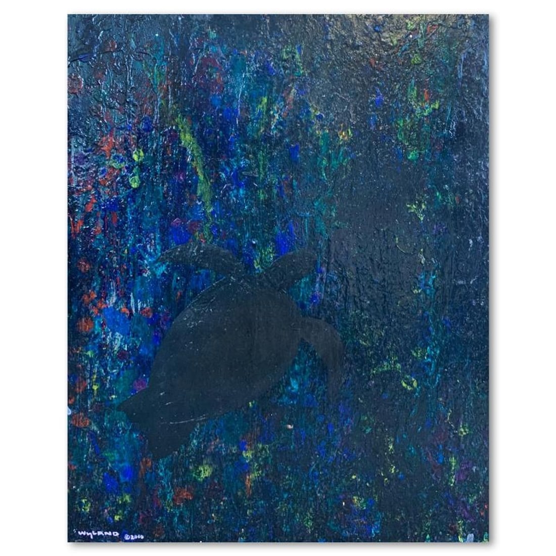 Wyland, Hand Signed Original Painting with Letter of Authenticity.: This is an original painting on board by Wyland. Hand signed by the artist, this piece includes a letter of authenticity. Measures approximately 20" x 16".