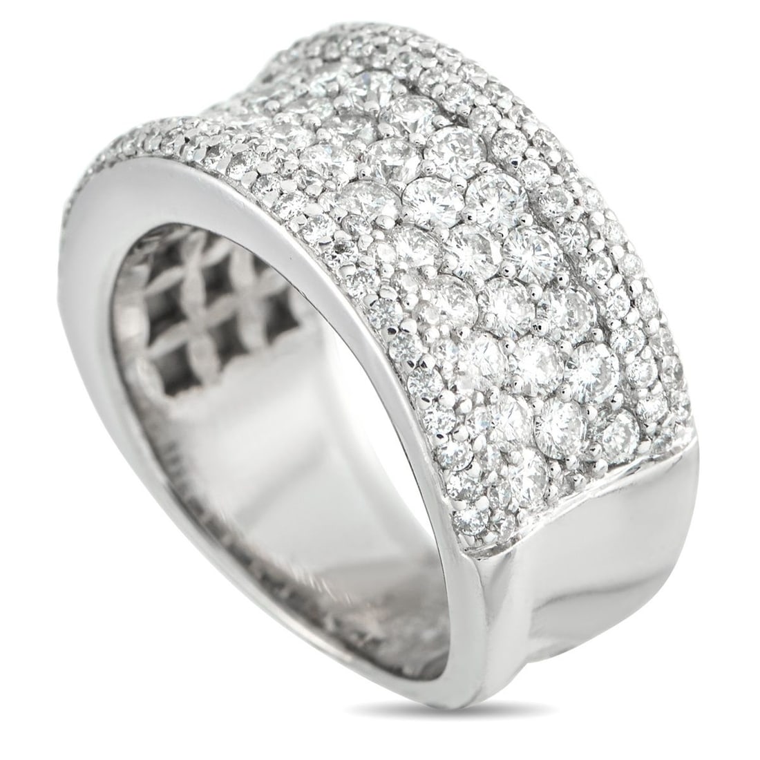 14K WHITE GOLD 1.08CT DIAMOND RING (1 of 4)