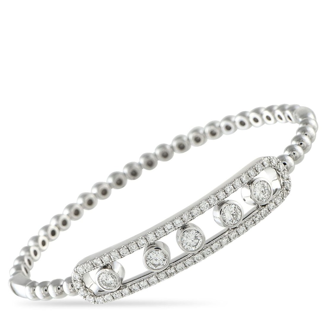 14K WHITE GOLD 2.10CT DIAMOND BRACELET (1 of 3)